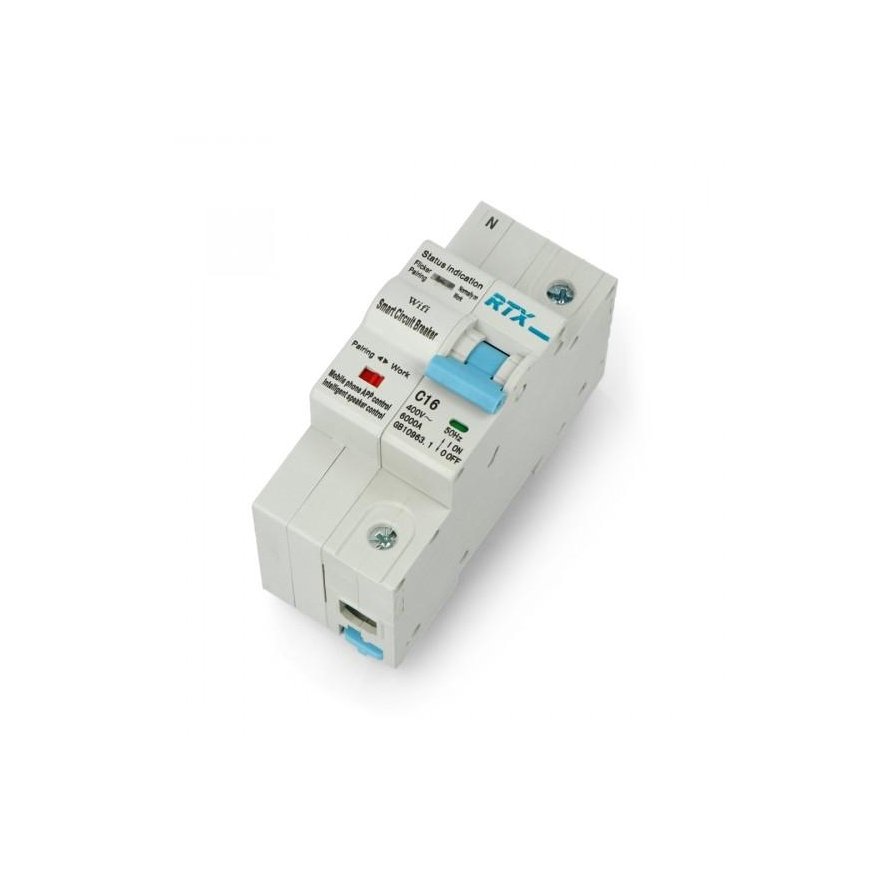 Zigbee Tuya RTX ZCB16-1P 16A electric current switch