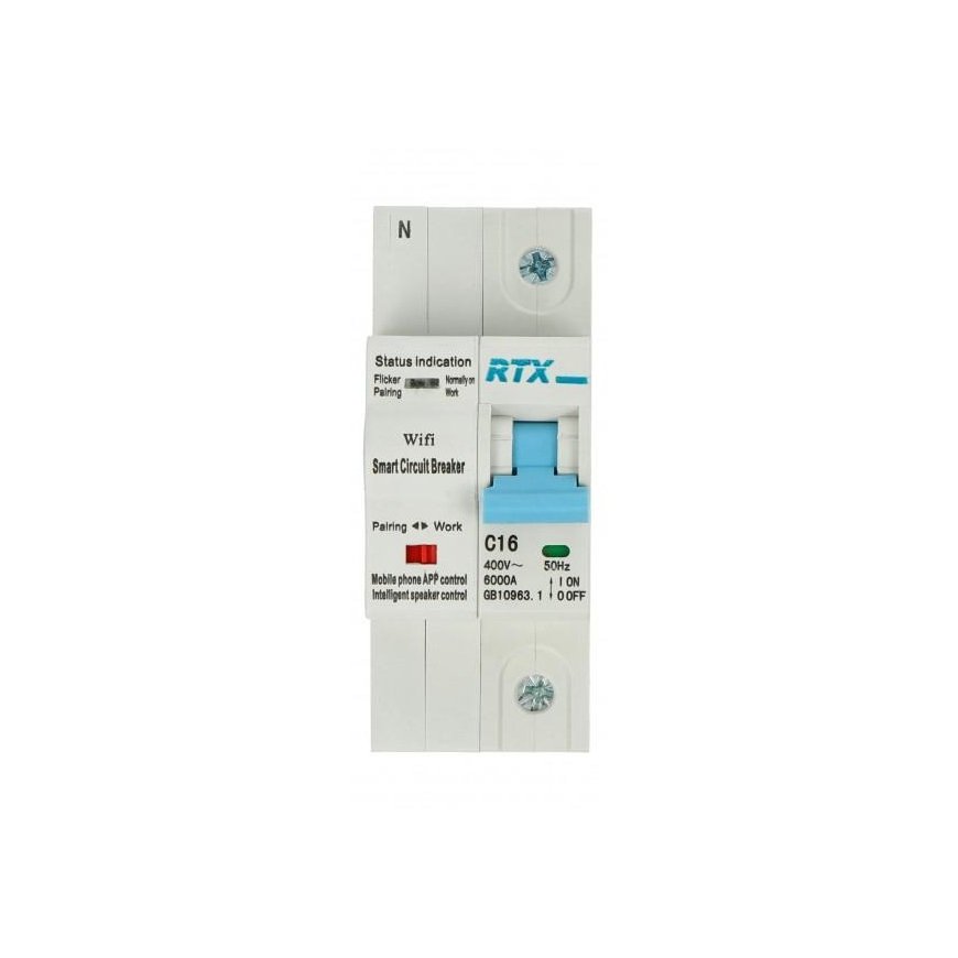 Elektros srovēs slēdzis Zigbee Tuya RTX ZCB16-1P 16A – 3