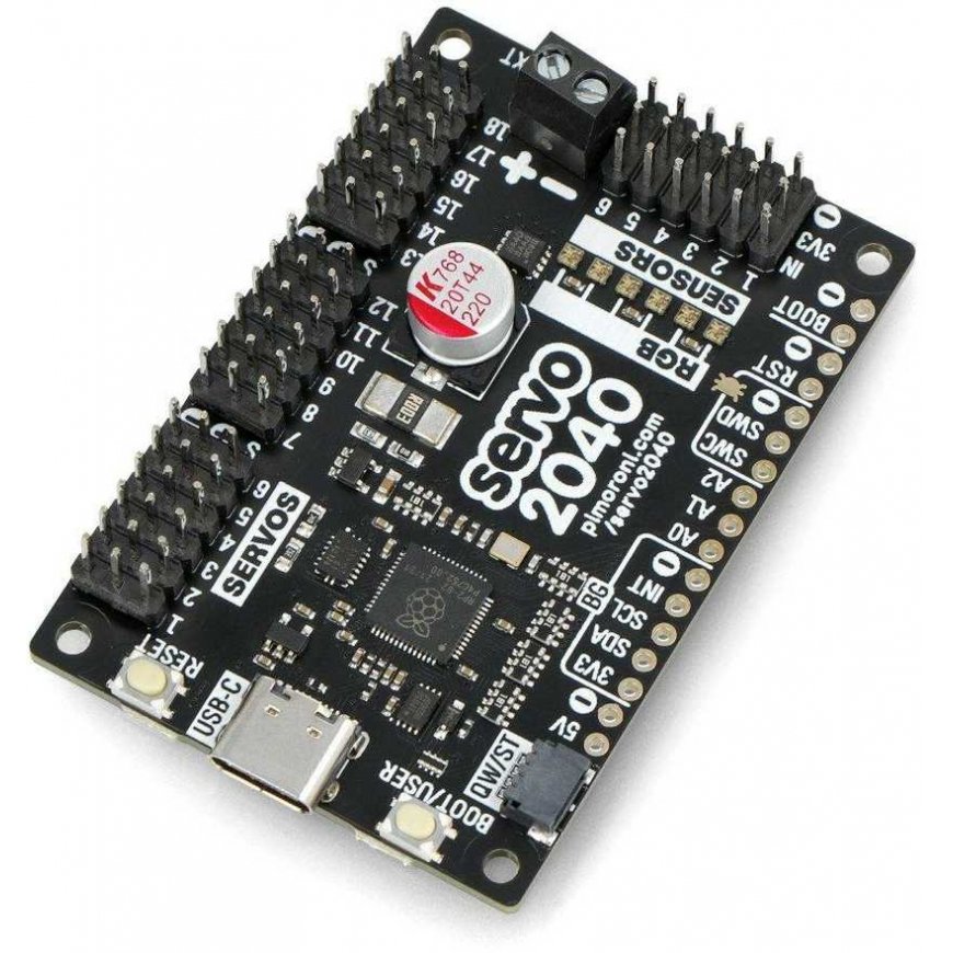 Servo 2040 - 18 channel servo controller - Pimoroni PIM613