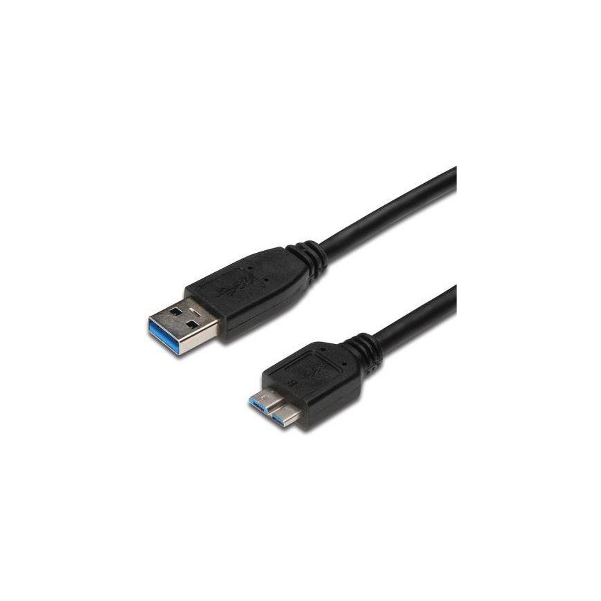 USB кабель PremiumCord USB-A - микро B 1 м Черный (ku3ma1bk)