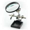 OEM Holder with Magnifying Glass and Insulated Grips - Third Hand ZD10H OEM Holder with Magnifying Glass and Insulated Grips - Third Hand ZD10H