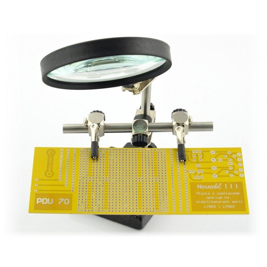 OEM Holder with Magnifying Glass and Insulated Grips - Third Hand ZD10H – 2