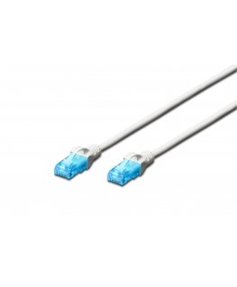 Digitus DK-1512-050/WH tīkla kabelis Balts 5 m Cat5e U/UTP (UTP)