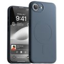 Mercury Semi-Silicone MagSafe Case for iPhone 16 in navy blue