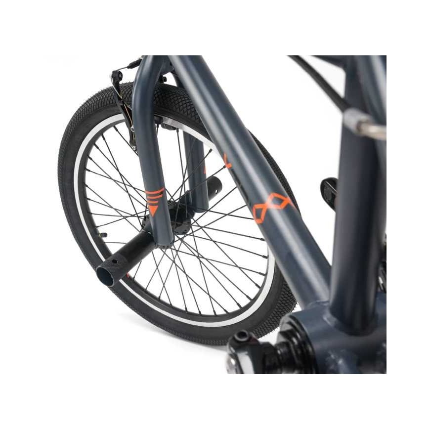 Dviratis S'COOL XtriX 20 1-kiirus BMX 20" HiTen tumehall-oranž
