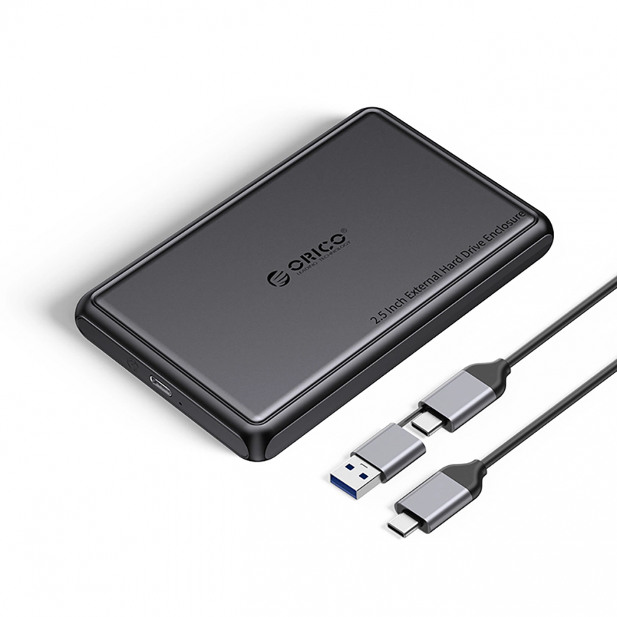 Orico DDL25-C3 2.5" HDD|SSD USB-C 5Gb|s Disk Drive - Juodas