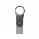 Silicon Power Mobile C80 USB-välkmälu 16 GB USB Type-A / USB Type-C 3.2 Gen 1 (3.1 Gen 1) Titaanium