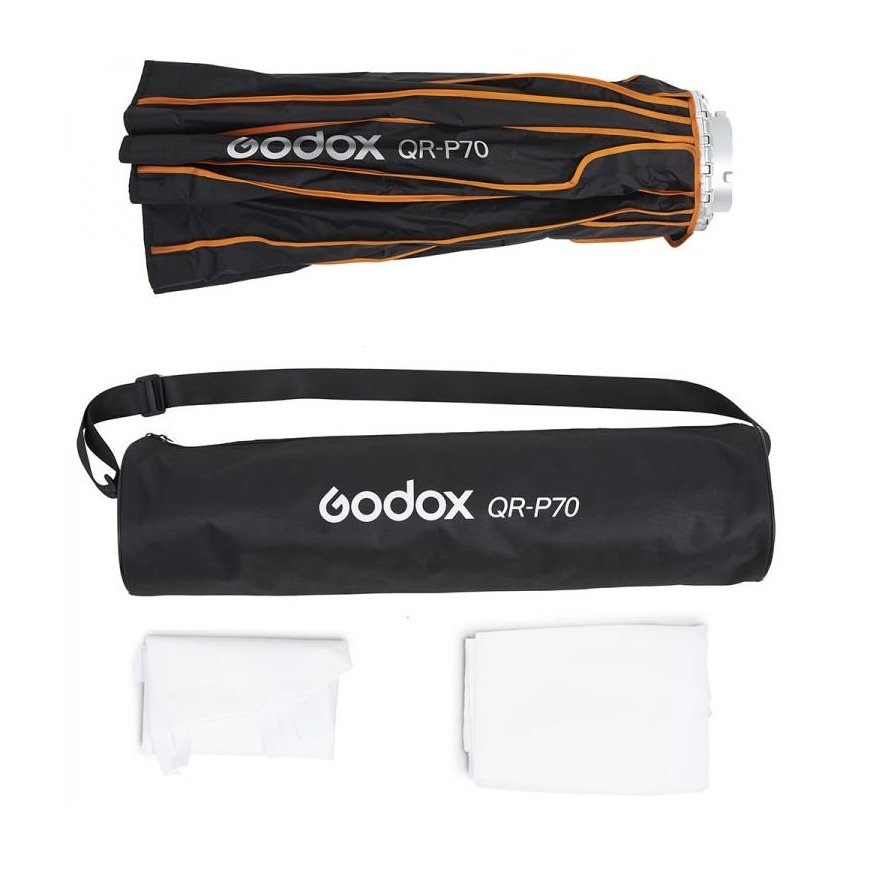 Godox ātrās atbrīvošanas paraboliskā mīkstā kaste QR P70 Bowens – 3