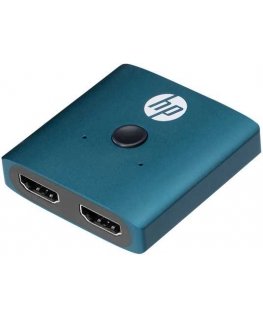HP Mėlyna HDMI jungiklis, DHC-HD01V, HDMI F – 2x HDMI F, Morandi mėlyna, Hewlett-Packard