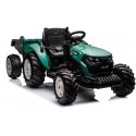 Lean Cars HC-306 Battery-powered tractor with trailer Dark green 24V Lean Cars HC-306 Battery-powered tractor with trailer Dark green 24V