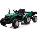 Lean Cars HC-306 Battery-powered tractor with trailer Dark green 24V Lean Cars HC-306 Battery-powered tractor with trailer Dark green 24V