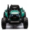 Lean Cars HC-306 Battery-powered tractor with trailer Dark green 24V Lean Cars HC-306 Battery-powered tractor with trailer Dark green 24V