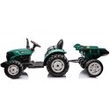 Lean Cars HC-306 Battery-powered tractor with trailer Dark green 24V Lean Cars HC-306 Battery-powered tractor with trailer Dark green 24V