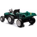 Lean Cars HC-306 Battery-powered tractor with trailer Dark green 24V Lean Cars HC-306 Battery-powered tractor with trailer Dark green 24V