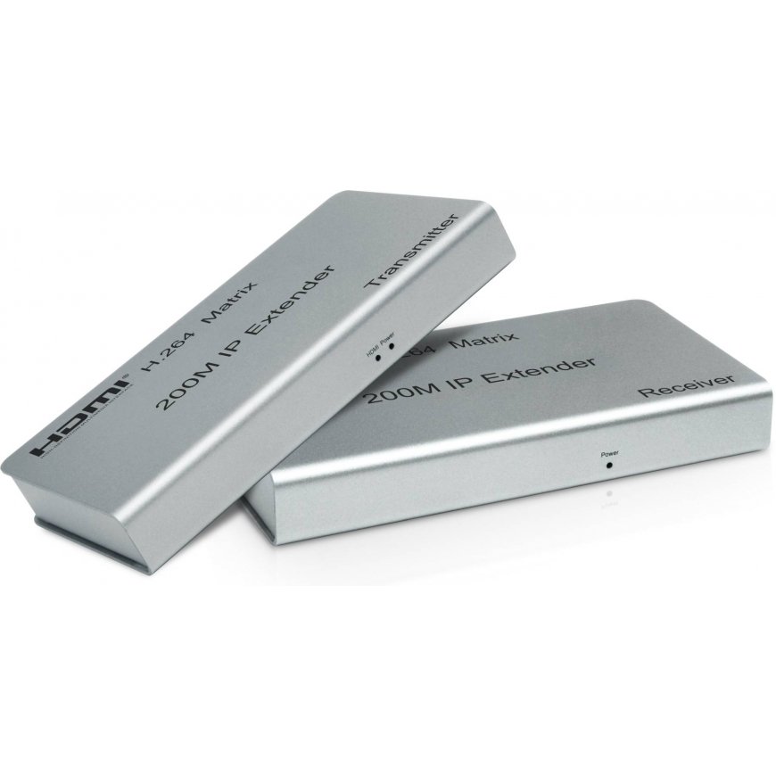 PremiumCord HDMI matrix extender up to 200m, over IP, for computer network – 2