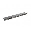 Lanberg PPS5-0024-B kytkentäpaneeli 0.5U Lanberg PPS5-0024-B kytkentäpaneeli 0.5U