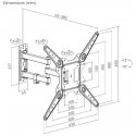 Fellowes Brateck Pull-out Mount LPA68-443 for TV 23"-55" 30kg adjustable wall mount Fellowes Brateck Pull-out Mount LPA68-443 for TV 23"-55" 30kg adjustable wall mount
