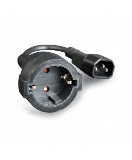 Cablexpert Conexion Shucko hembra a IEC C14 macho 0.15mts