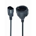 Cablexpert Conexion Shucko hembra a IEC C14 macho 0.15mts Cablexpert Conexion Shucko hembra a IEC C14 macho 0.15mts