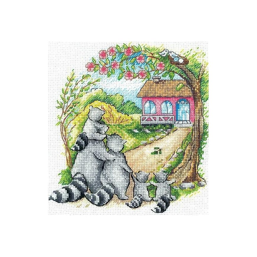 Beldizart Kryželiu embroidery kit "Housewarming. Bears" SANN-31