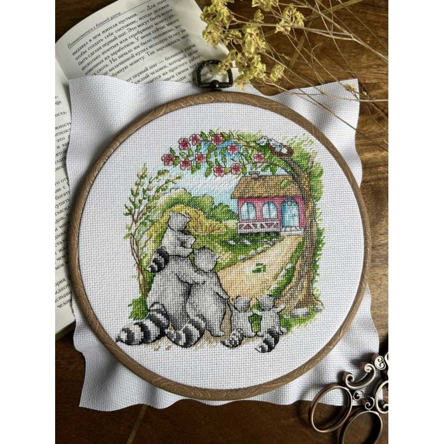 Beldizart Kryželiu embroidery kit "Housewarming. Bears" SANN-31 – 2