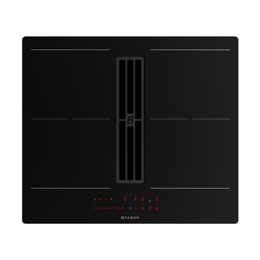 FABER S.p.A. GALILEO SLIM A600 Juoda Įmontuoti 60 cm Indukcinė viryklė, padalyta į sritis 4 zone(s) 