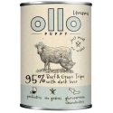 OLLO Puppy Umami jautiena ir Žalias skrandžiai su antiena kepenėlėmis - šlapias šunų ėdalas - 850g