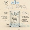 OLLO Щенок Умами говядина и Зеленые желудки с утиными печенками - влажный корм для собак - 850г