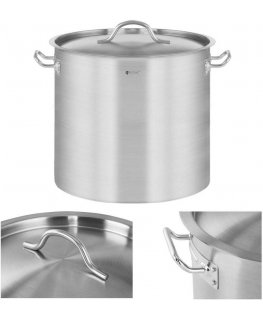 Royal Catering Toitlustamise pott kaanega, roostevabast terasest, induktsioonipliidile, 25 L