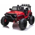 Lean Cars Yksipaikkainen sähköauto lapsille JEEP JC666, punainen