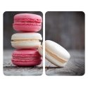WENKO Macarons kitchen cutting board Rectangular Glass, Plastic Multicolour WENKO Macarons kitchen cutting board Rectangular Glass, Plastic Multicolour