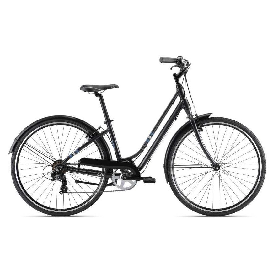 Women's city bike Liv Flourish 3 (Size S), Black color