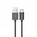 Puro 12W TPE USB-A - microUSB 2m kaabel - Must Puro 12W TPE USB-A - microUSB 2m kaabel - Must