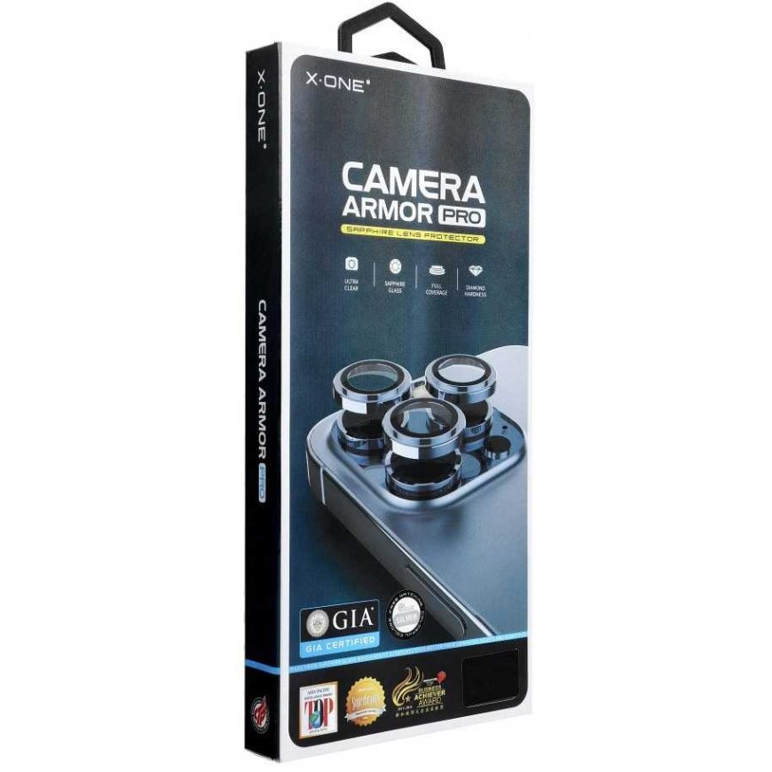 X-ONE Sapphire Camera Armor - designed for Samsung Galaxy S25