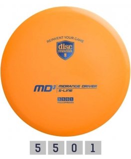 Оранжевый диск Midrange Driver S-LINE MD3