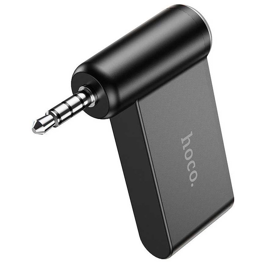 HOCO wireless car receiver AUX E58 black color