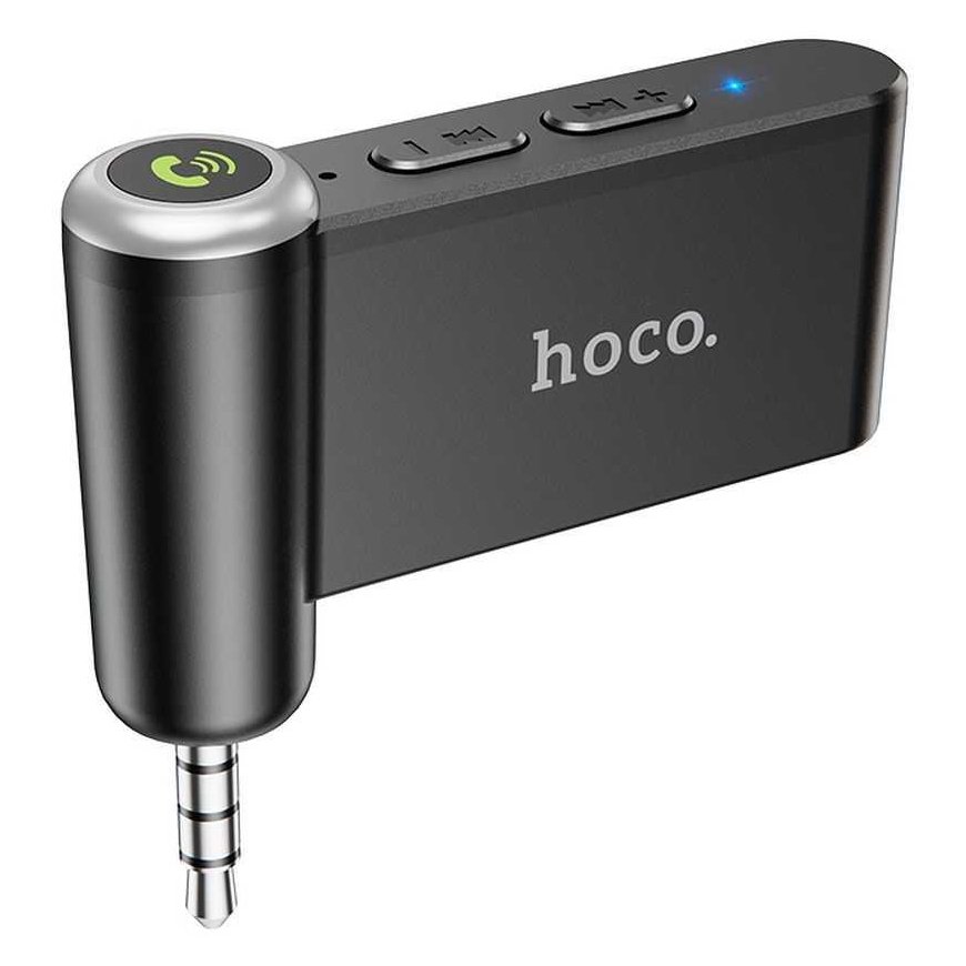 HOCO juhtmevaba auto vastuvõtja AUX E58 musta värvi – 2