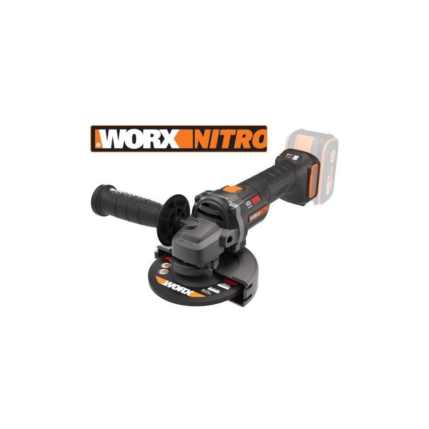 kampinis šlifuoklis. Worx PowerShare WX814.9