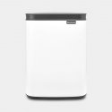 Brabantia Bo Waste Bin 4 L Прямоугольный Стальной Черный, Белый Brabantia Bo Waste Bin 4 L Прямоугольный Стальной Черный, Белый