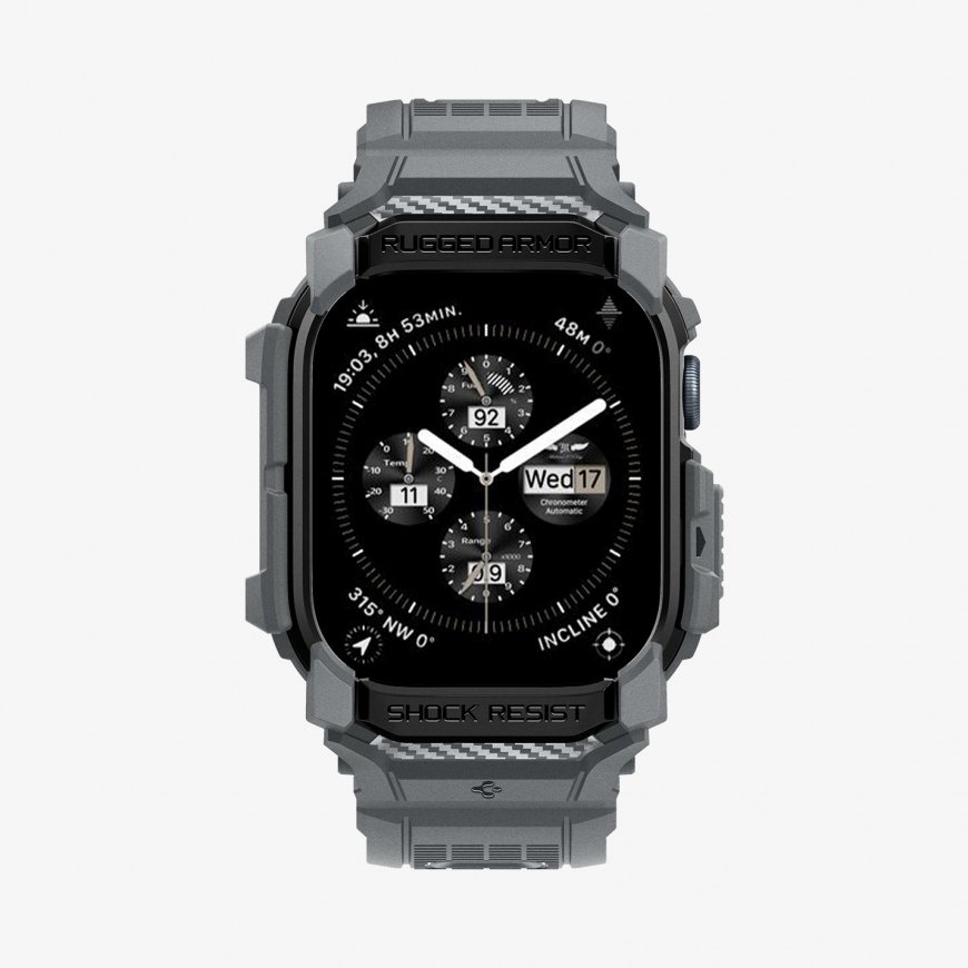 Spigen Rugged Armor Pro Kotelo Tummanharmaa Termoplastinen polyuretaani (TPU)