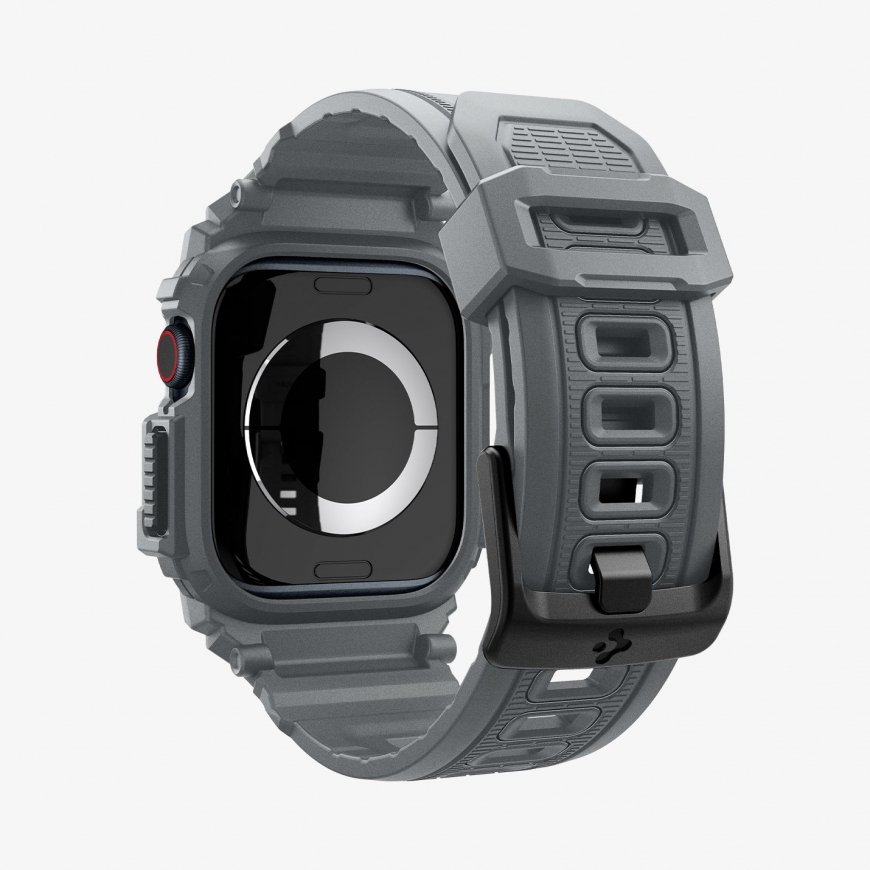 Spigen Rugged Armor Pro Ietvars Tumši pelēks Termoplastiska poliuretāna (TPU) – 5