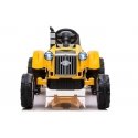 Lean Cars Bērnu elektriskais traktors ar piekabi CH9959 dzeltenā krāsā Lean Cars Bērnu elektriskais traktors ar piekabi CH9959 dzeltenā krāsā