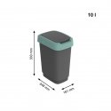 ROTHO Twist Green - trash bin – 10l