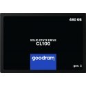 Goodram CL100 gen.3 480 GB 2.5" Jada ATA III 3D NAND Goodram CL100 gen.3 480 GB 2.5" Jada ATA III 3D NAND