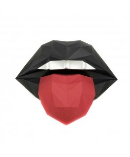 Beldizart SALE Wizard 3D paper construction set Lips Black/Red PP-1GUB-2BR