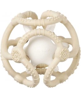 NATTOU Silicone balls, white and sand color