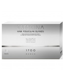 Labo, Crescina Follicular Islands 1700, For Growth Stimulation, Ampoules Treatment Serum, For Scalp, For Men, 10 +10 pcs