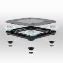 Homedics SCL-B200-BK3R GLO Body Analyser Bath Scale Homedics SCL-B200-BK3R GLO Body Analyser Bath Scale