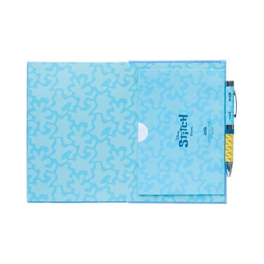 ERIK Disney Stitch A5 premium piezīmju grāmata + projektora pildspalva – 4