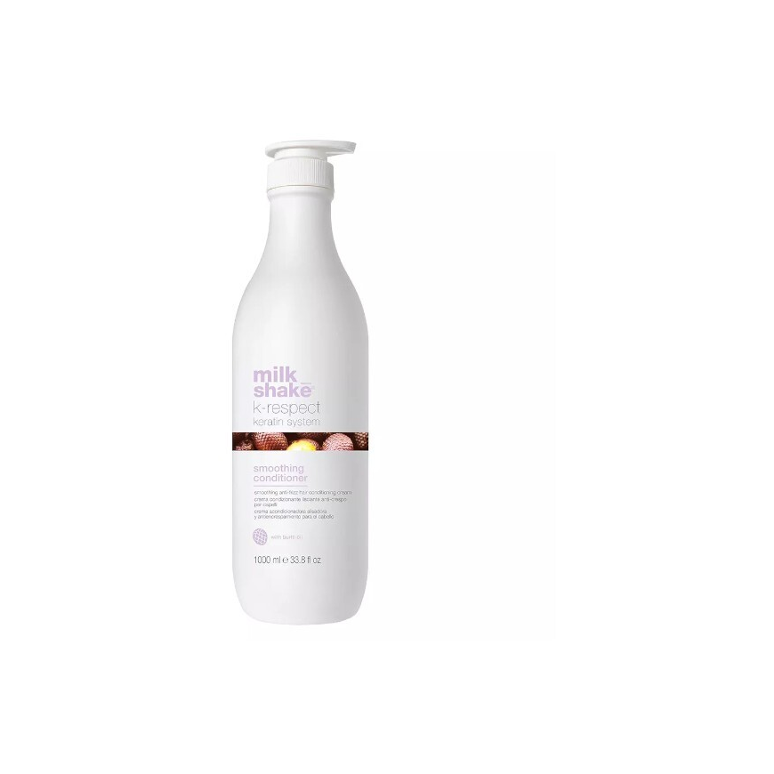 „Milk Shake K-Respect Smoothing Conditioner“ – matu izlīdzināšanas kondicionieris – 250 ml